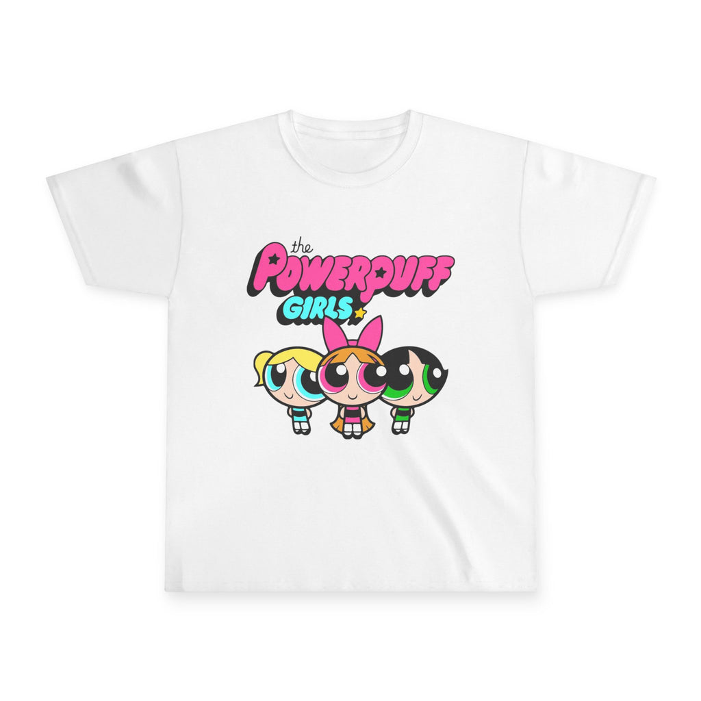 Powerpuff Girls Youth Tee – Blossom, Bubbles & Buttercup Cartoon Shirt