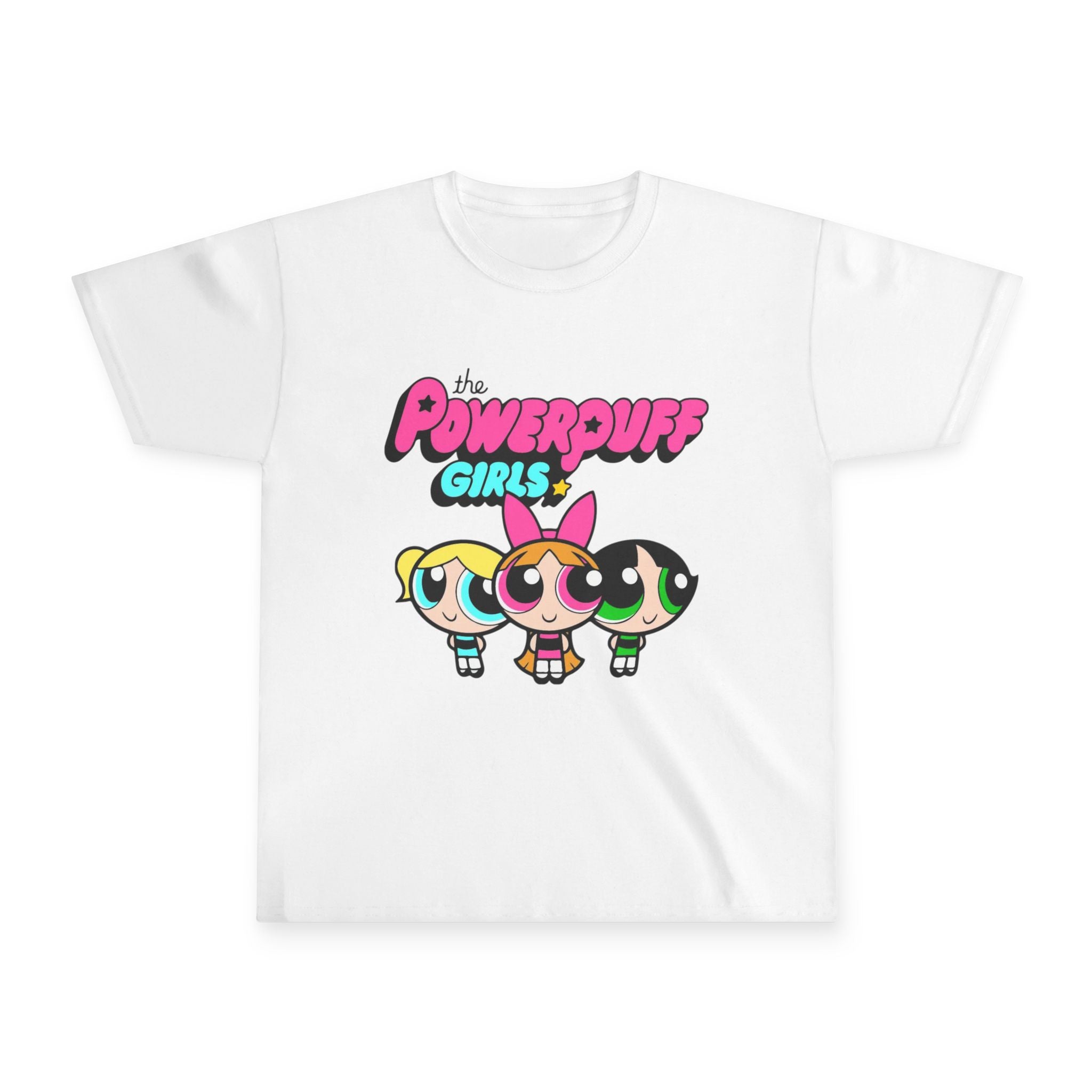 Powerpuff Girls Youth Tee – Blossom, Bubbles & Buttercup Cartoon Shirt