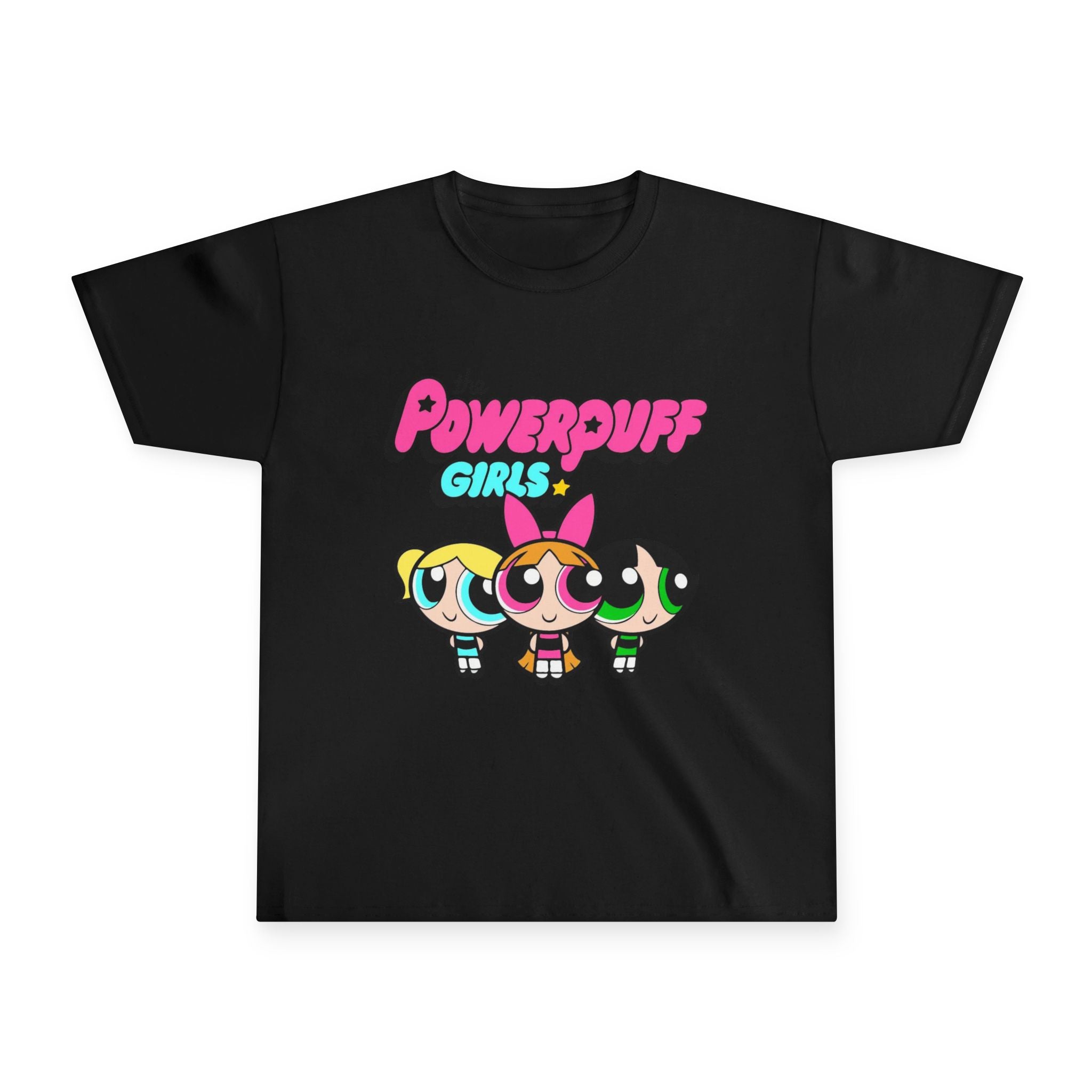 Powerpuff Girls Youth Tee – Blossom, Bubbles & Buttercup Cartoon Shirt