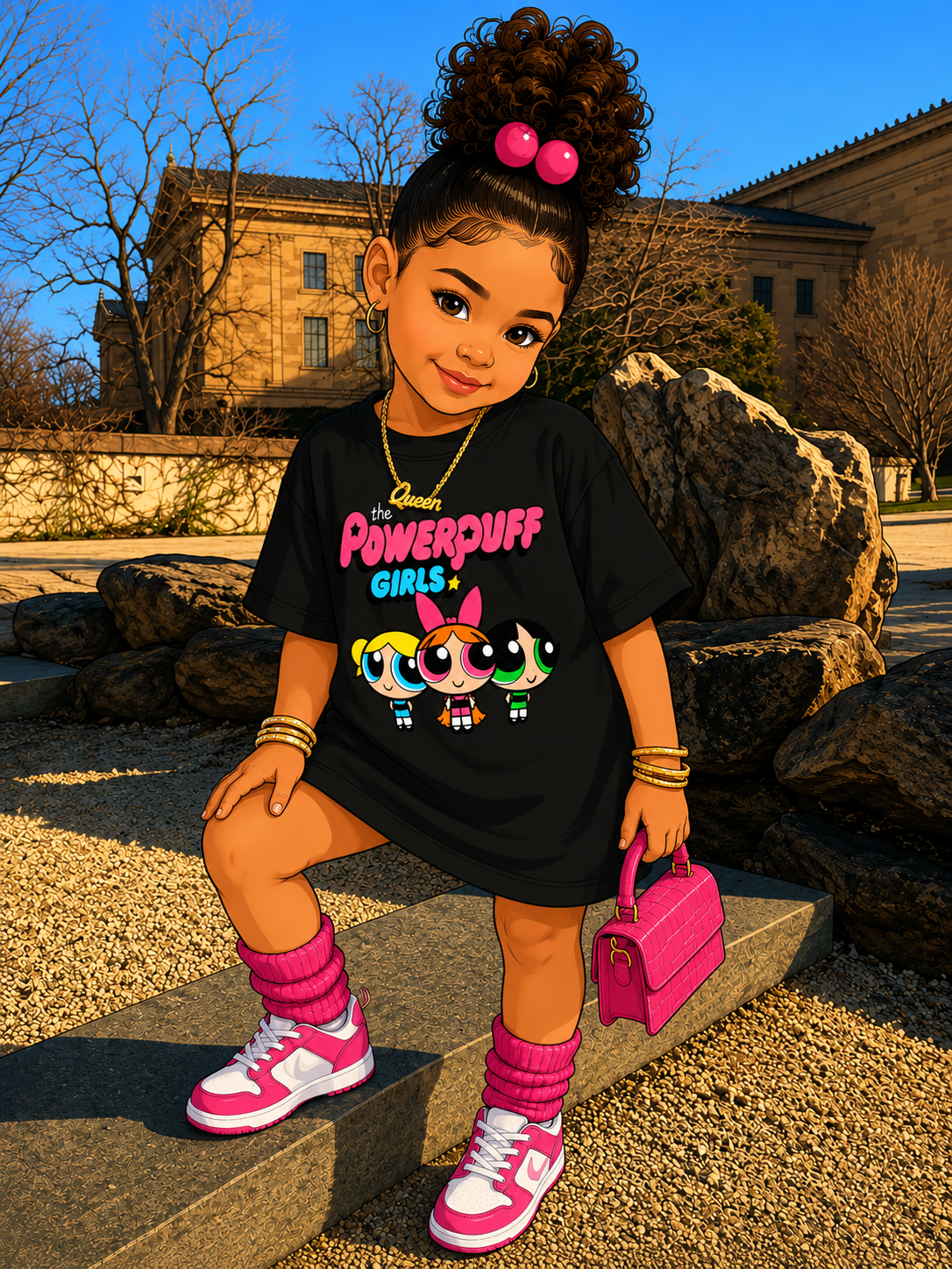Powerpuff Girls Youth Tee – Blossom, Bubbles & Buttercup Cartoon Shirt