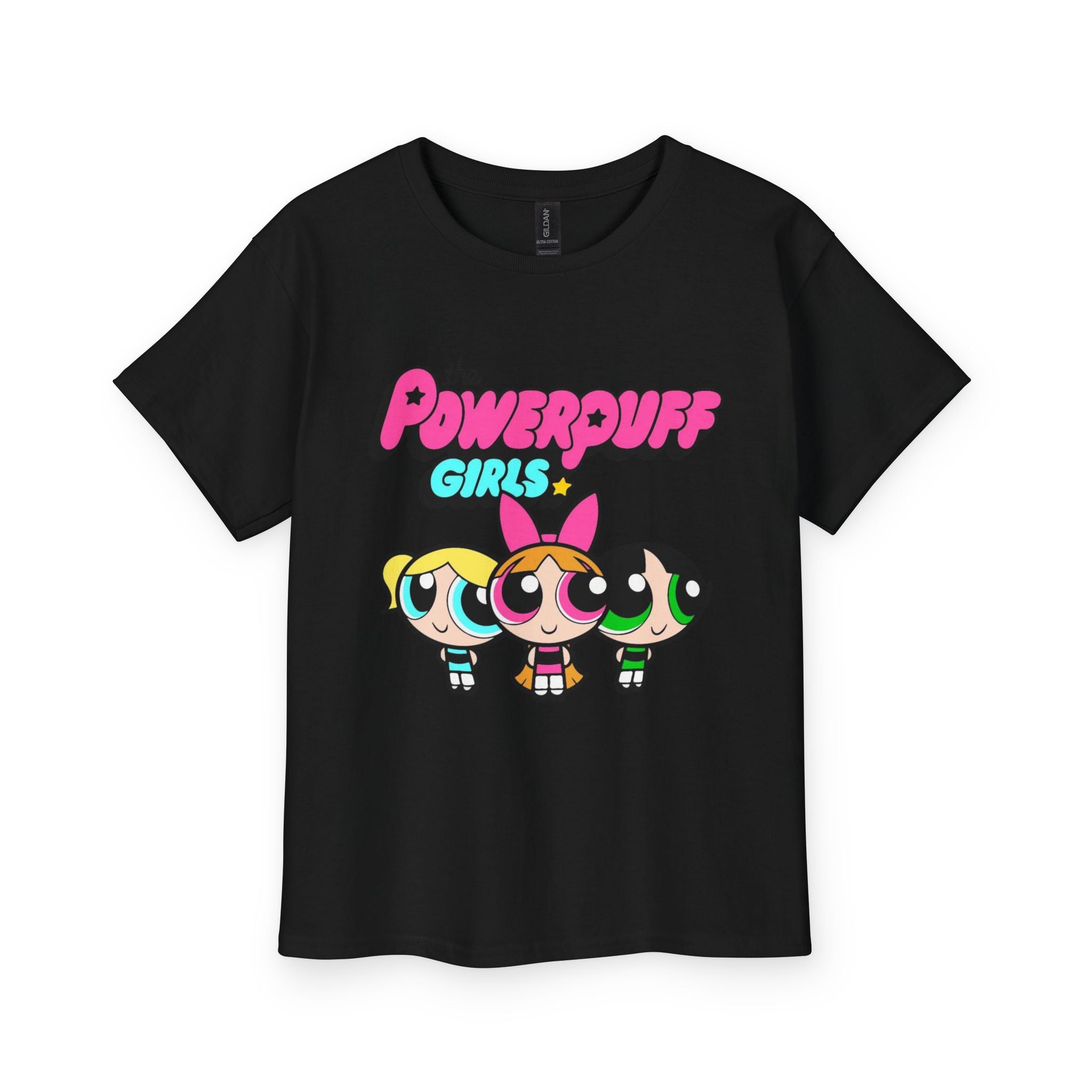 Powerpuff Girls Youth Tee – Blossom, Bubbles & Buttercup Cartoon Shirt