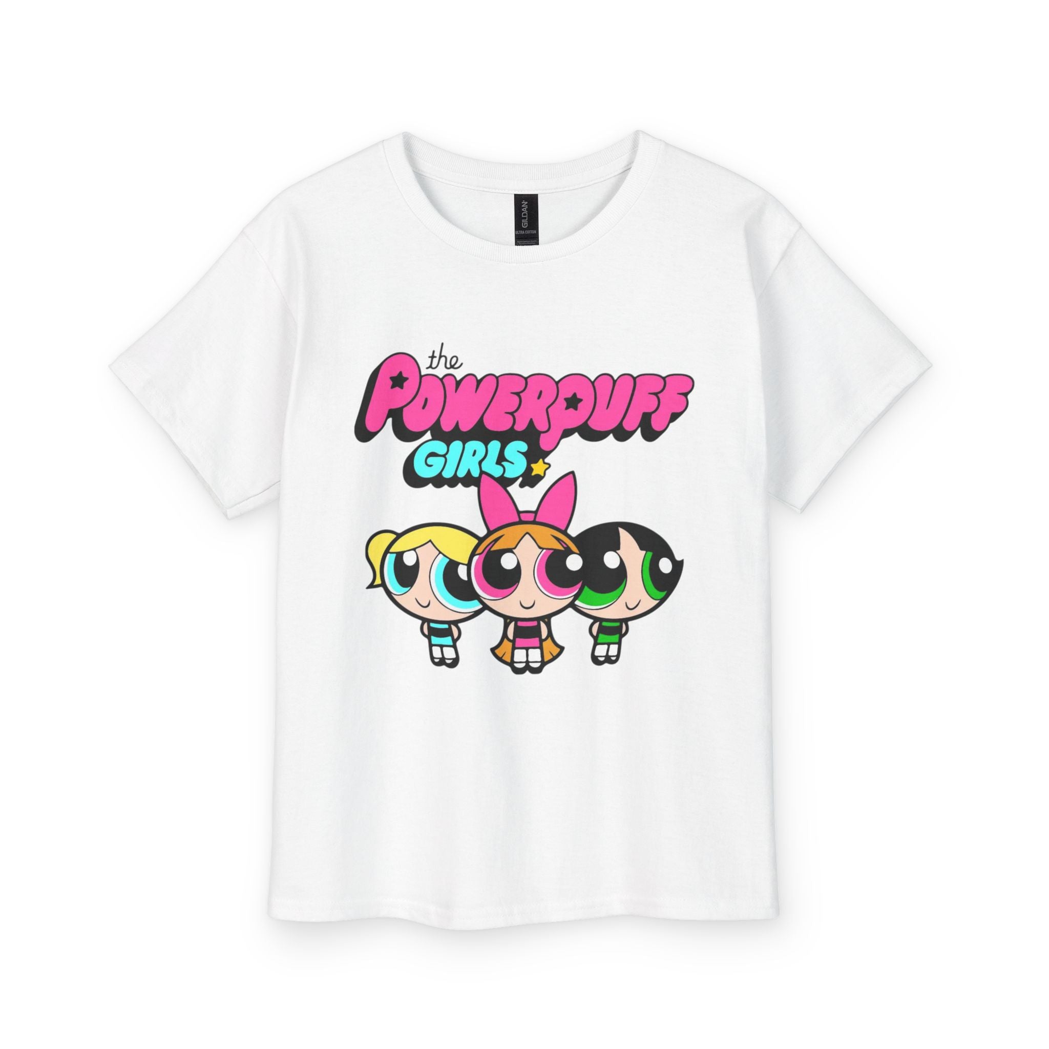 Powerpuff Girls Youth Tee – Blossom, Bubbles & Buttercup Cartoon Shirt