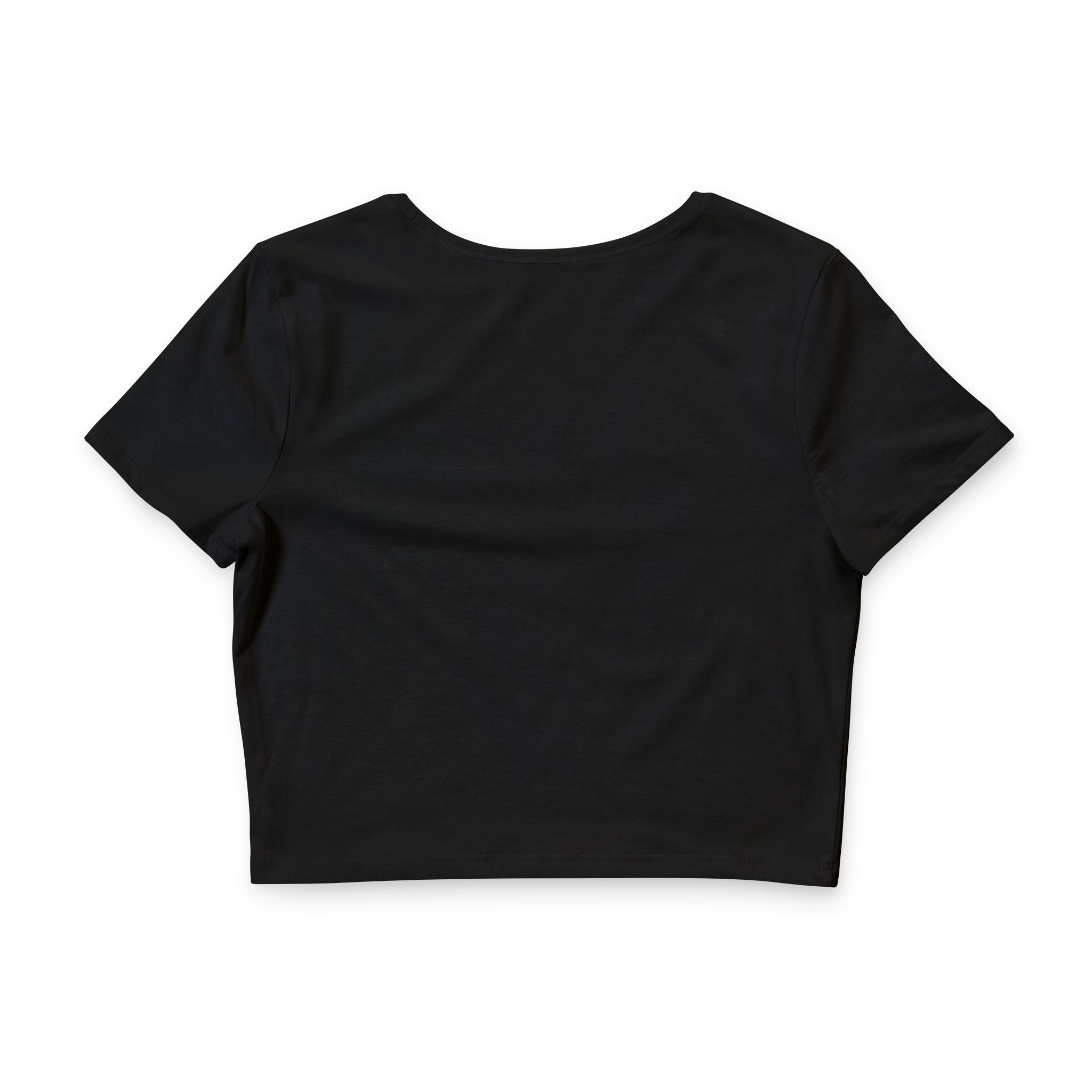 Crop Tee — Pink "Spend Dat" Bubble Money Graphic